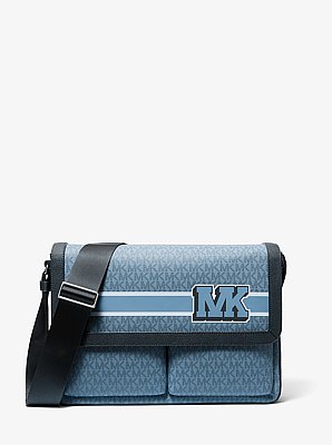 Pacey Embellished Signature Logo Messenger Bag