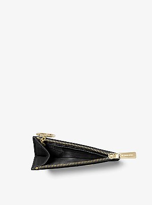 Monedero Jet Set Travel peque&ntilde;o de piel saffiano