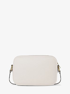 Jet Set Large Pebbled Leather Camera Crossbody Bag