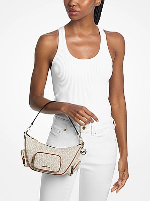 Merritt Small Signature Logo Convertible Shoulder Bag