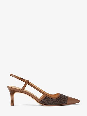 Alora Signature Logo Slingback Pump