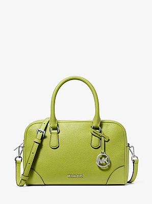 Thompson Medium Pebbled Leather Satchel