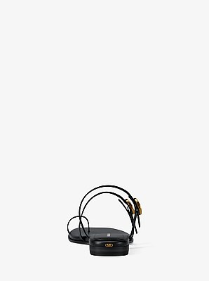 Kya Leather Flat Sandal