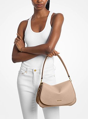 Bolso messenger Holmes mediano convertible de piel granulada