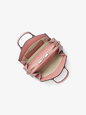 Laila Small Pebbled Leather Satchel