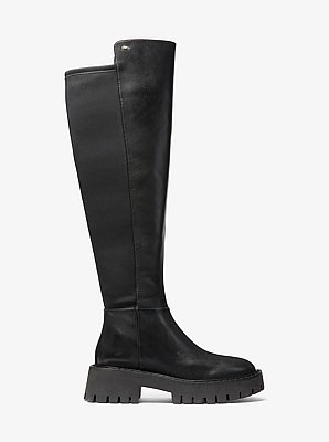 Stiefel Asher aus Leder mit Profilsohle