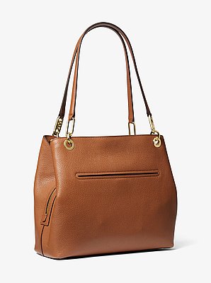 Grand cabas Kensington en cuir grain&eacute;