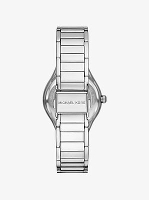 Mini Sylvia Pav&eacute; Silver-Tone Watch and Bracelet Gift Set