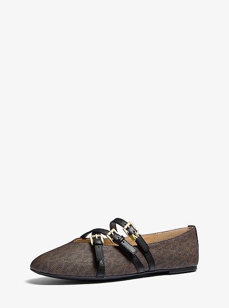 Indy Flex Signature Logo Ballet Flat