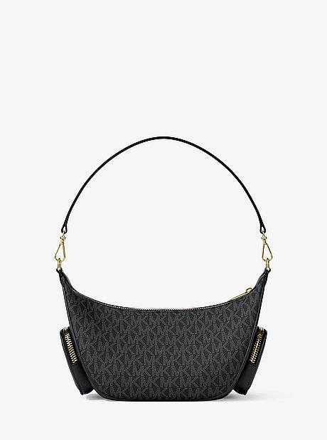Merritt Small Signature Logo Convertible Shoulder Bag