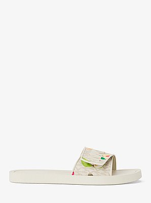 Palmer Printed Signature Logo Slide Sandal