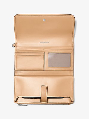 Jet Set Medium Pebbled Leather Convertible Wristlet