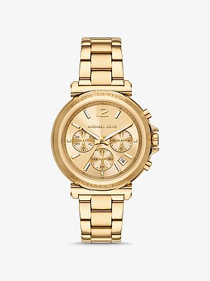 Montre surdimensionn&eacute;e Maren de ton or