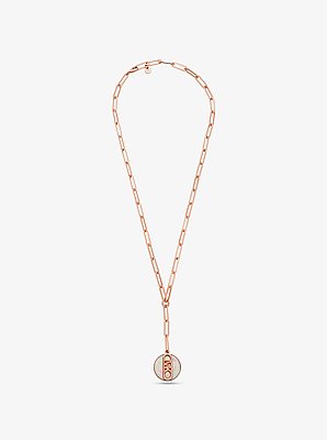 Precious Metal-Plated Brass Empire Chain-Link Necklace