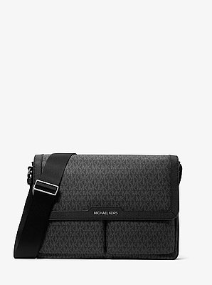 Pacey Medium Signature Logo Messenger Bag