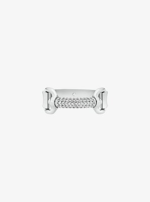 Pav&eacute; Horsebit Ring