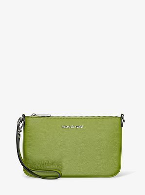 Bolso de pulsera Jet Set peque&ntilde;o convertible de piel granulada