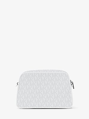 Jet Set Small Signature Logo Camera Crossbody Bag