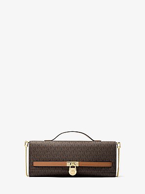 Hamilton Moderne Medium Signature Logo Clutch