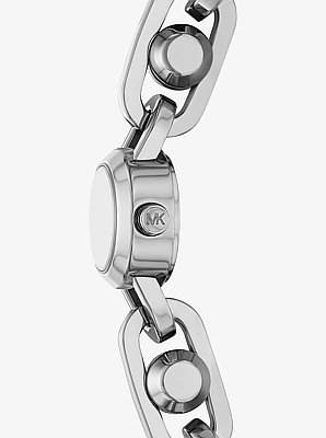 Mini Astor Link Silver-Tone Bracelet Watch