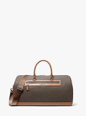 Jet Set Signature Logo Weekender Bag