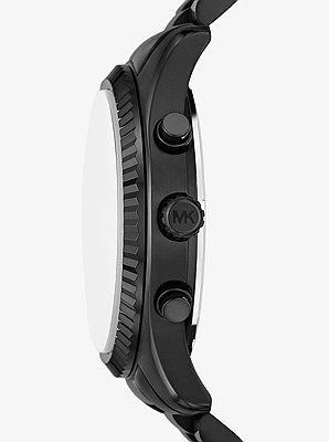 Reloj Lexington oversize en tono negro