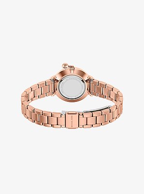 Mini Pyper Pav&eacute; Rose Gold-Tone Watch
