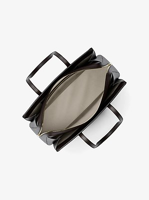 Laila Medium Leather Tote Bag