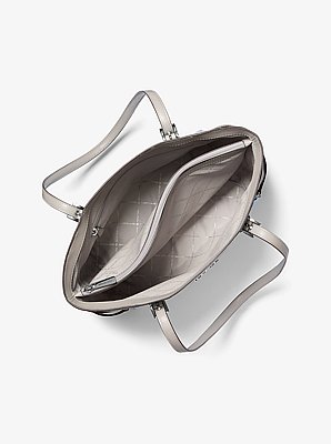 Voyager Large Color-Block Signature Logo Tote Bag