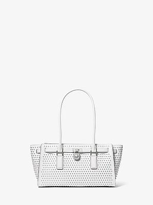 Hamilton Moderne Small Grommeted Leather Satchel