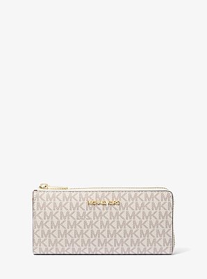 Jet Set Travel Large Logo Quarter-Zip Wallet