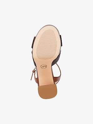 Hannah Signature Logo Platform Sandal
