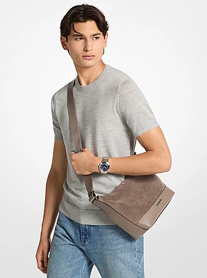 Cooper Suede Crossbody Bag