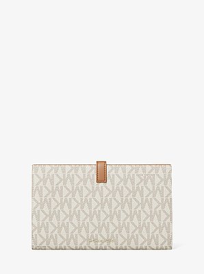 Jet Set Travel Large Signature Logo Wallet