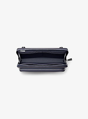 Jet Set Large Pebbled Leather Crossbody Bag