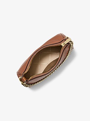 Petit sac &agrave; bandouli&egrave;re convertible Jet Set Travel en cuir grain&eacute;