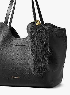 Faux Fur Bag Charm