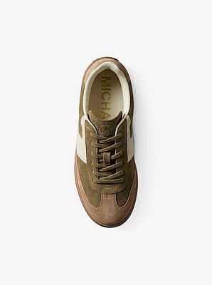 Jovie Color-Block Suede Sneaker