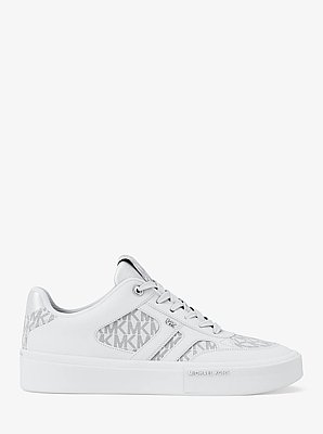 Sneaker Dane in pelle con stampa logo