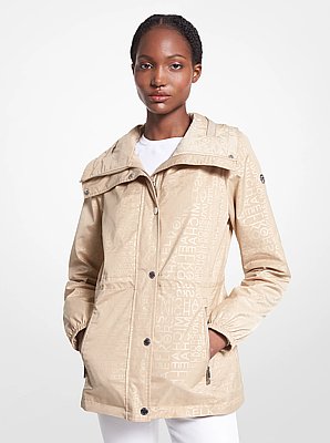 Logo Print Woven Anorak
