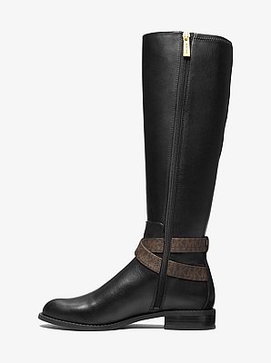 Rory Leather and Logo Boot