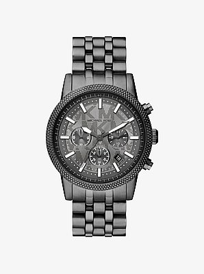 Reloj Hutton oversize en tono plomizo