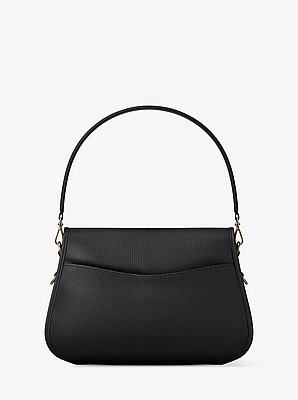 Bolso messenger Holmes mediano convertible de piel granulada