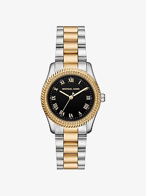 Mini Lexington Pav&eacute; Two-Tone Watch 