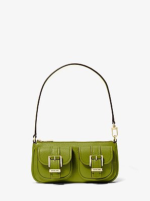 Pochette Zoe peque&ntilde;a de piel granulada