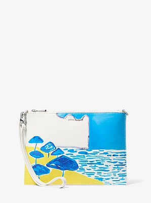 Michael Kors X Christina Zimpel Jet Set Extra-Large Convertible Wristlet
