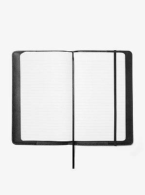 Medium Embellished Houndstooth Print Notebook
