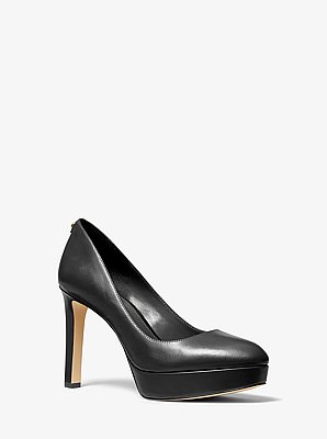 Chantal Leather Platform Pump