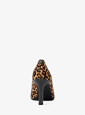 Willa Flex Leopard Print Calf Hair Pump