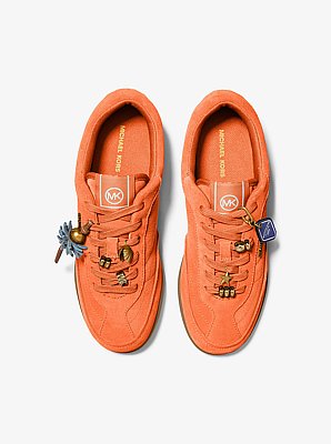 Nolan Embellished Suede Sneaker